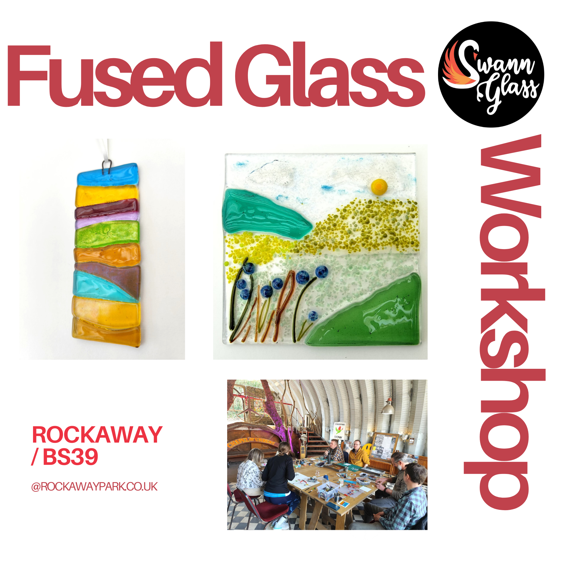 GLASS FUSING WORKSHOP WITH LYDIA - SWANN GLASS - 7TH MARCH