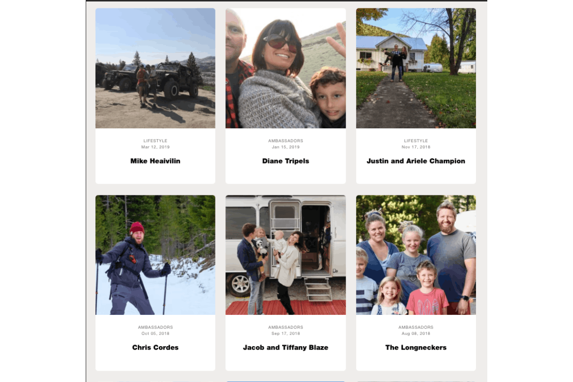 Ambassador program Airstream Nomadics case study