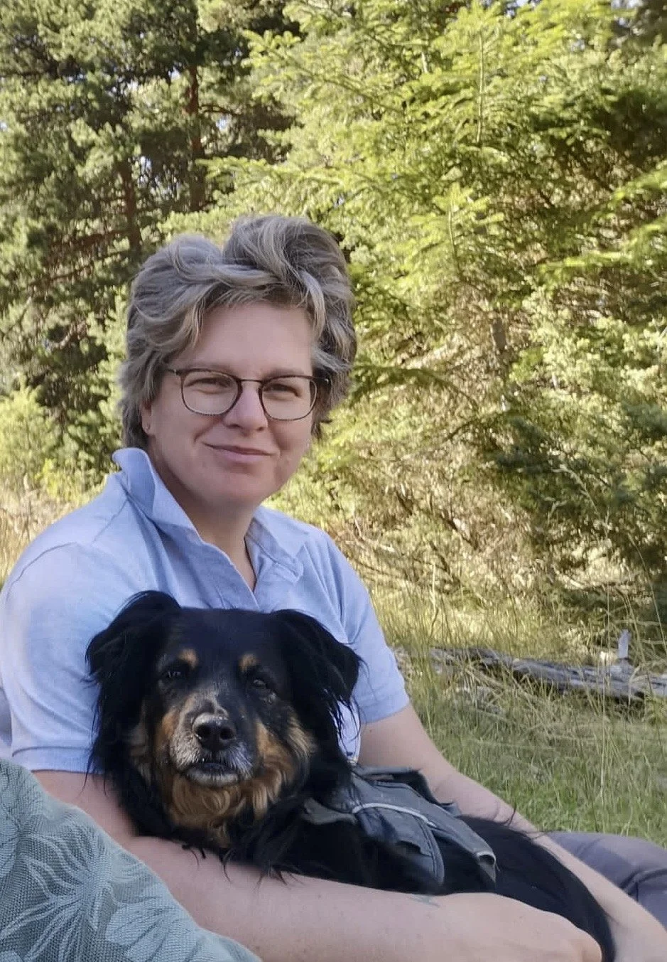 Parelveld ⎟Ilse Hendrickx met hond in de natuur