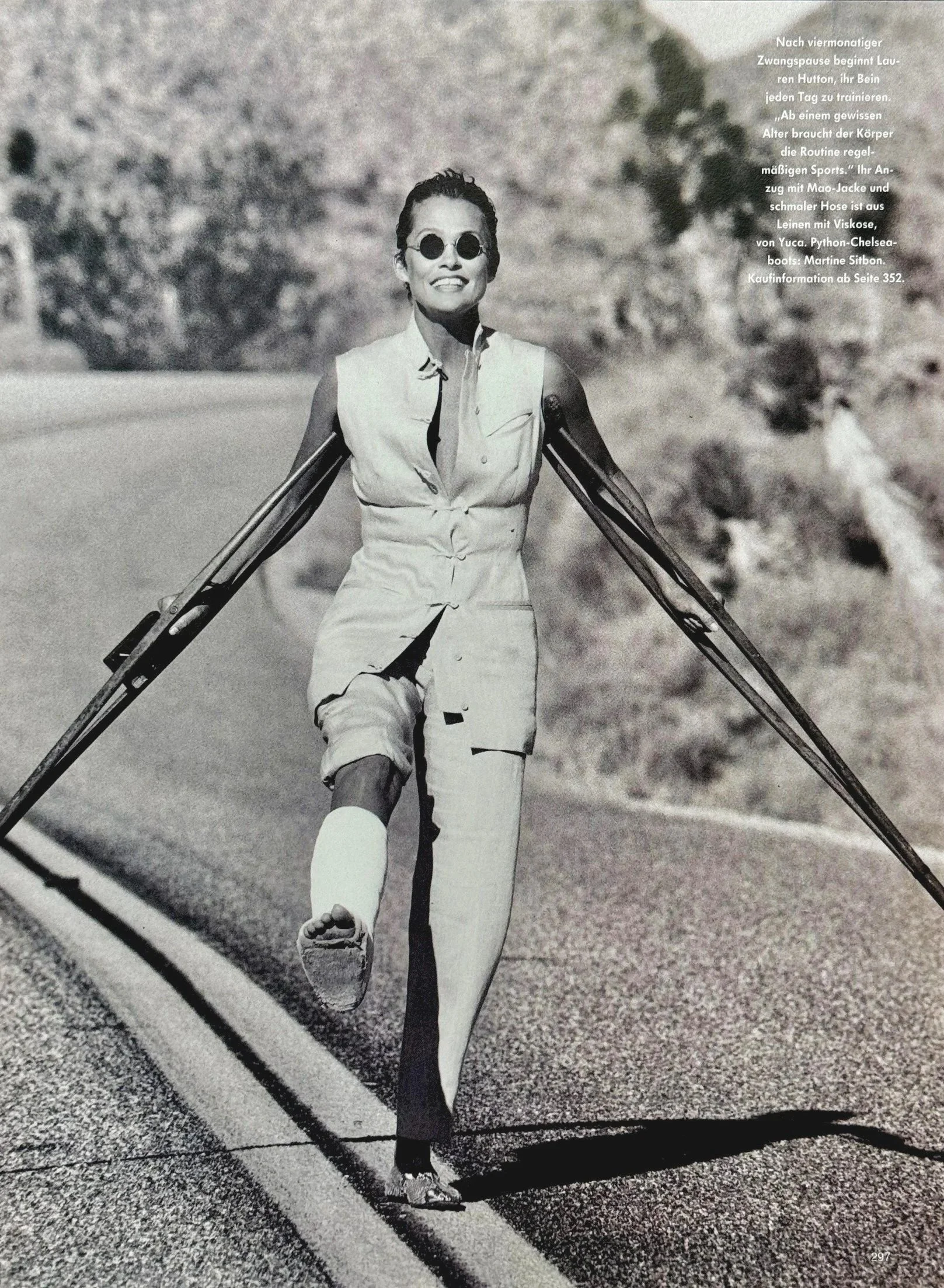 Lauren Hutton - German Vogue - Joshua Tree