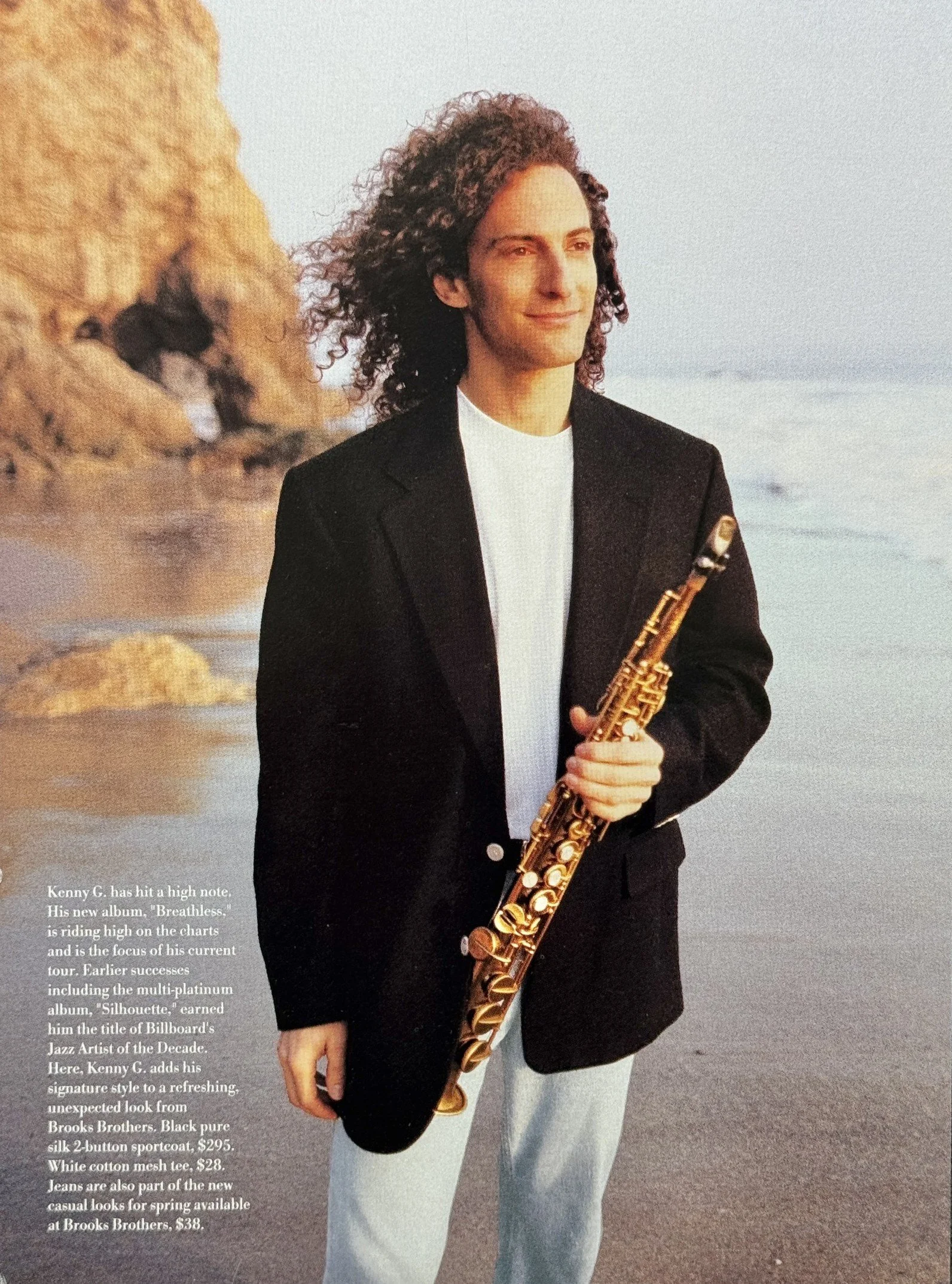 Kenny G - GQ - El Matador Beach 