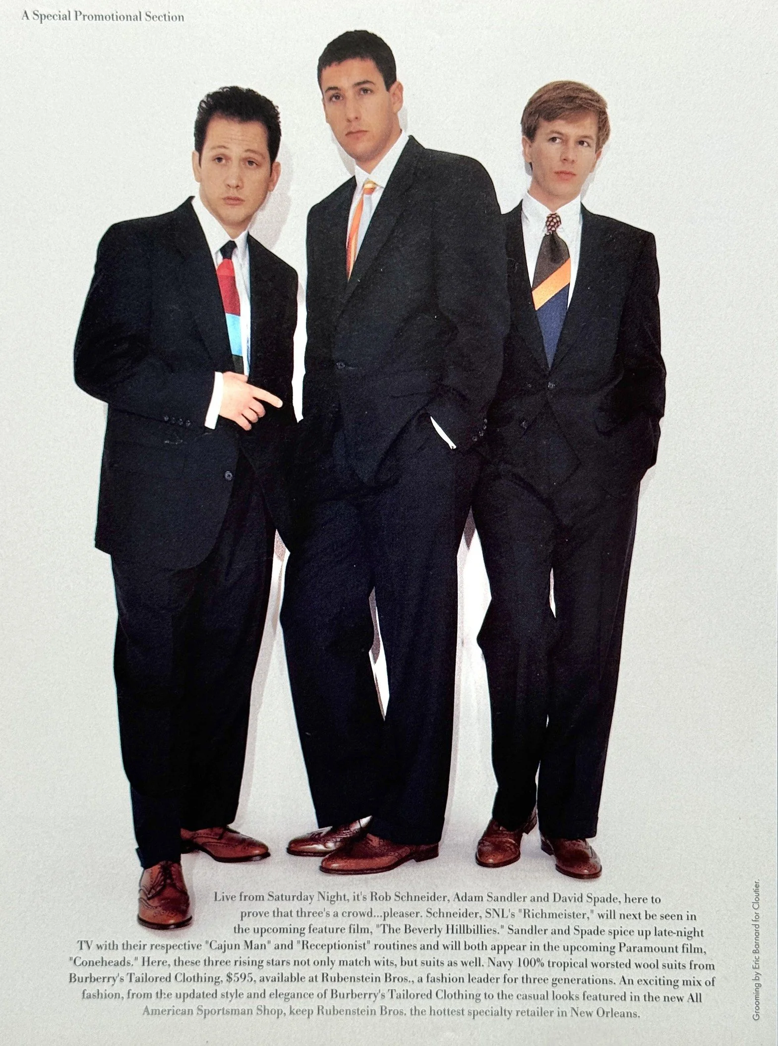 Rob Schneider, Adam Sandler, David Spade - GQ 