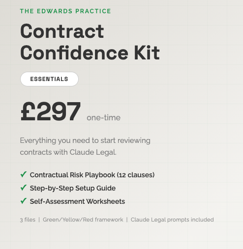 Contract Confidence Kit - Essentials