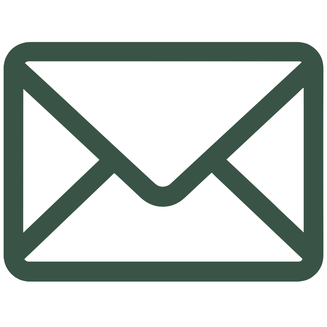 Icon of a black envelope