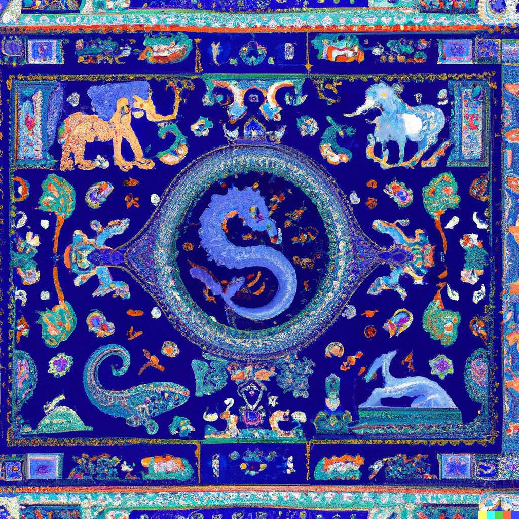 Still playing with Dall•e 2 Generating esoteric Kilims this time. @openaidalle Fine art Iranian -6.jpg