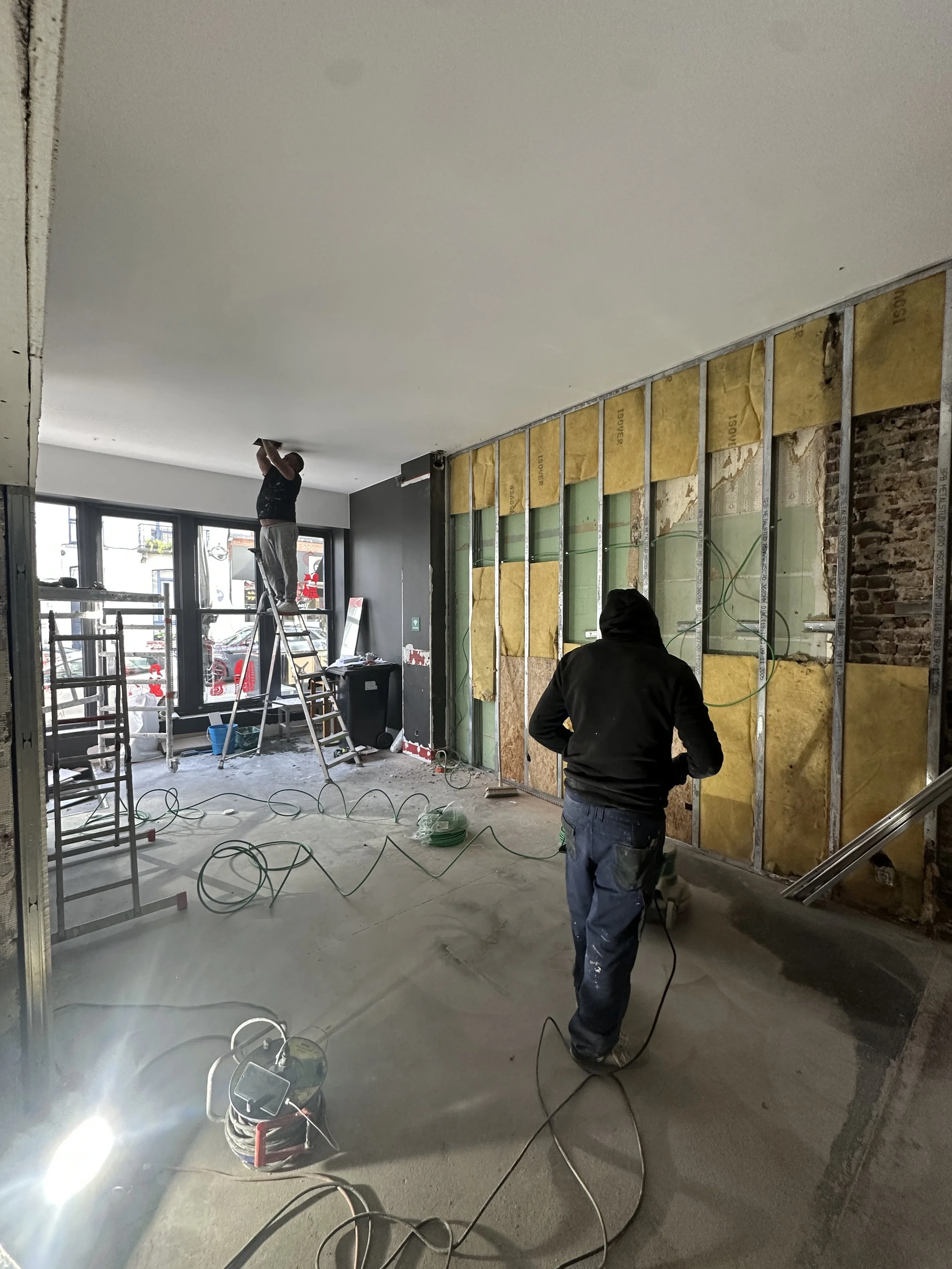 MANOS Build & Maintenance PANAM Kebab working site