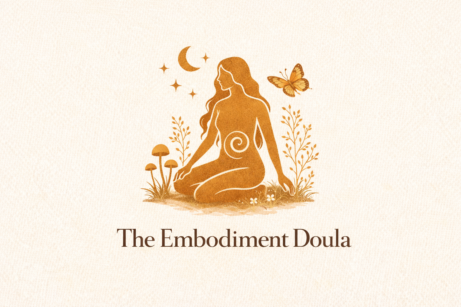 The Embodiment Doula logo. The text below reads "The Embodiment Doula."