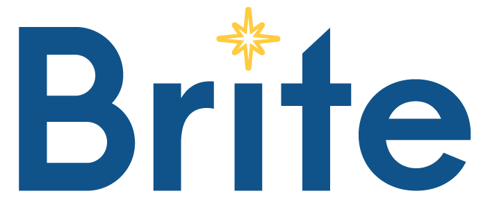 The Brite logo, sponsor of One Big Happy Business.
