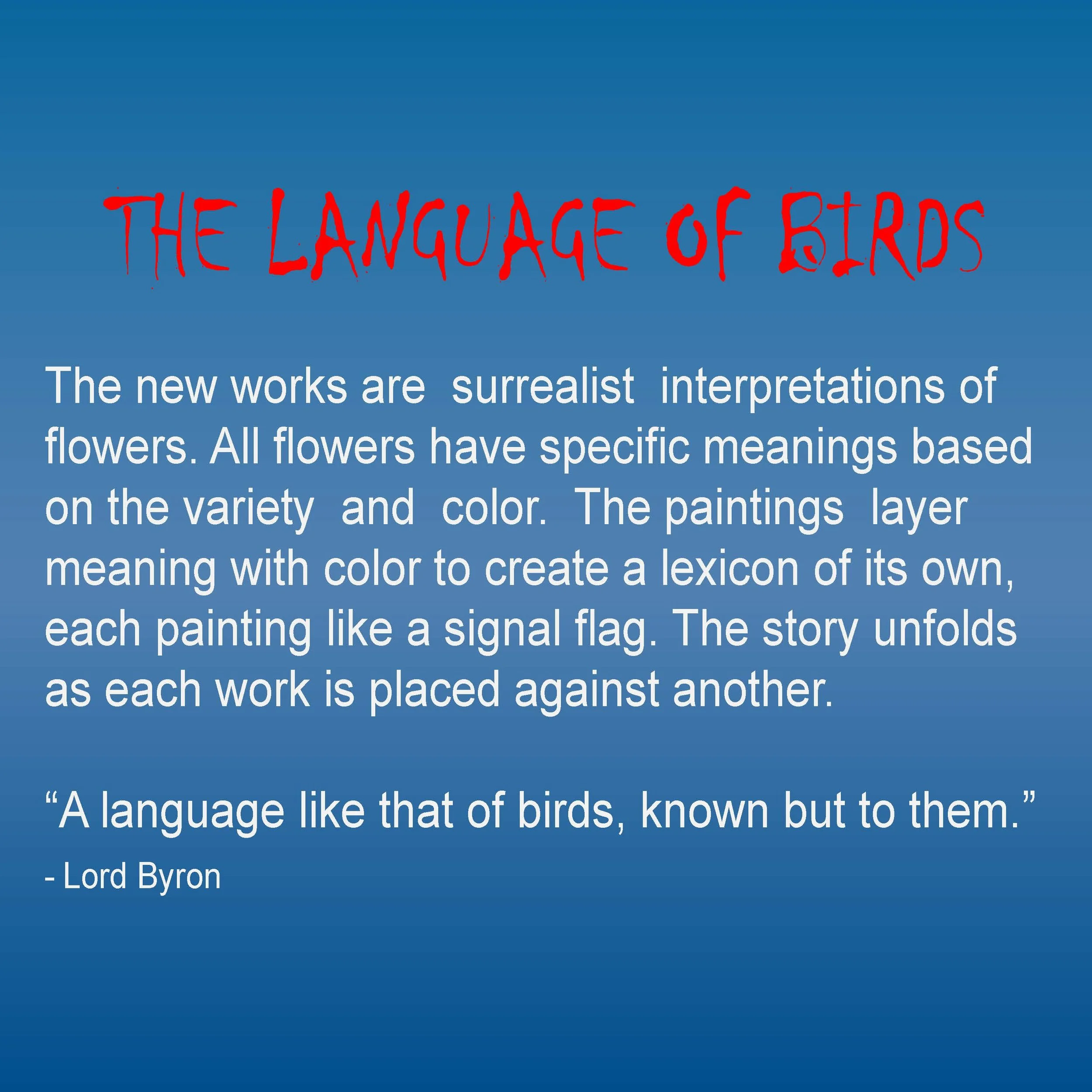 LANGUAGE OF BIRDS INTRO