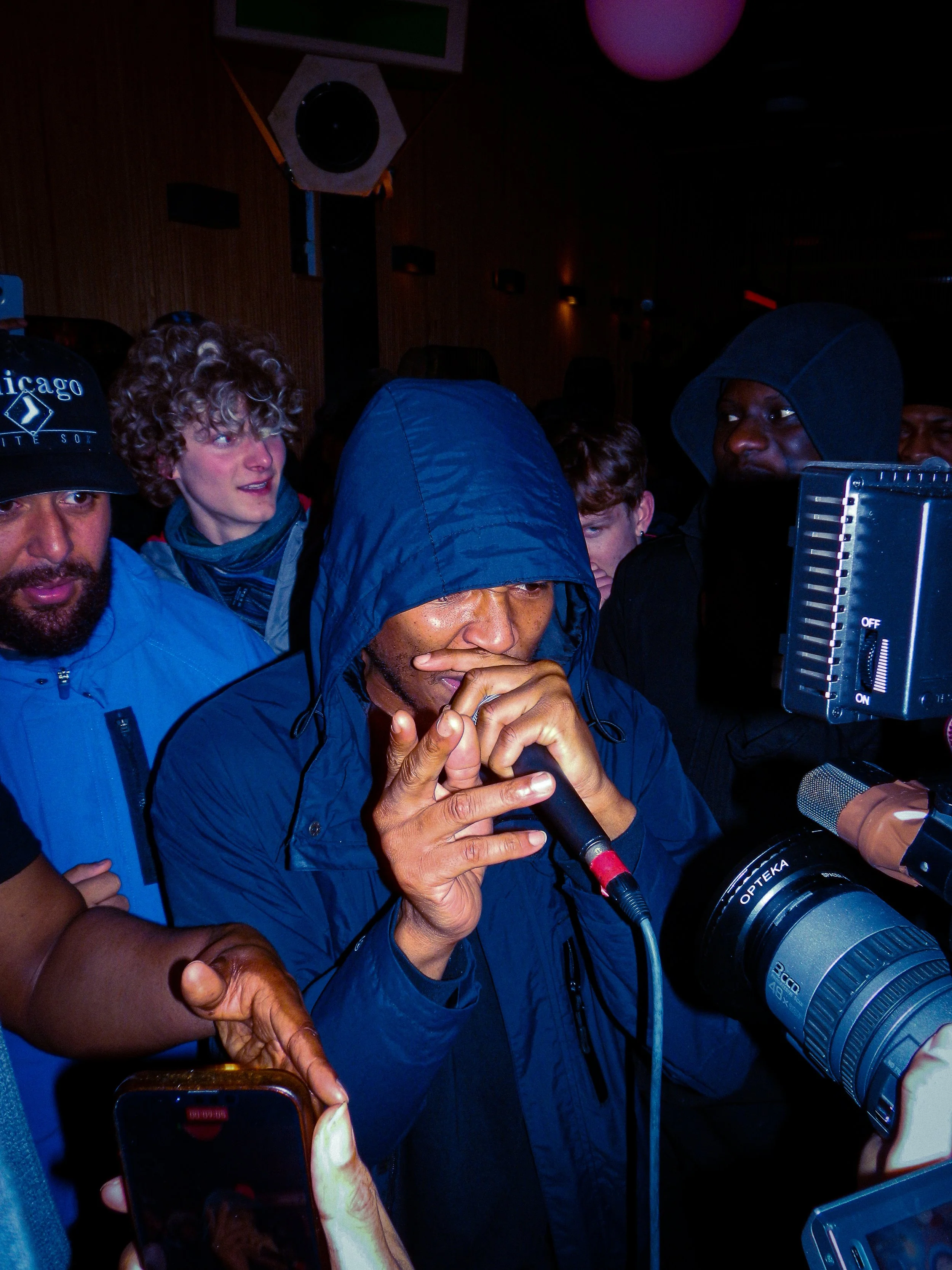 male mc merky ace performing at Travspresents rave