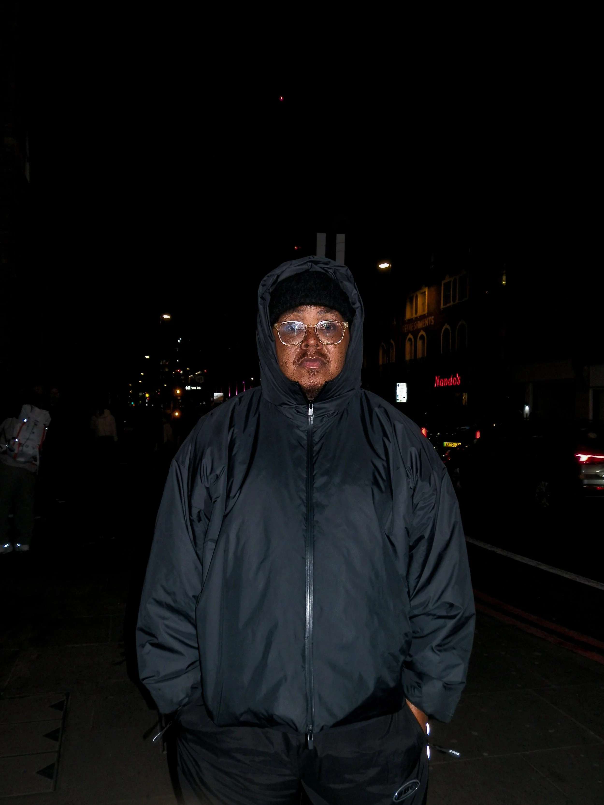 night portrait of grime musician manga saint Hilaire 