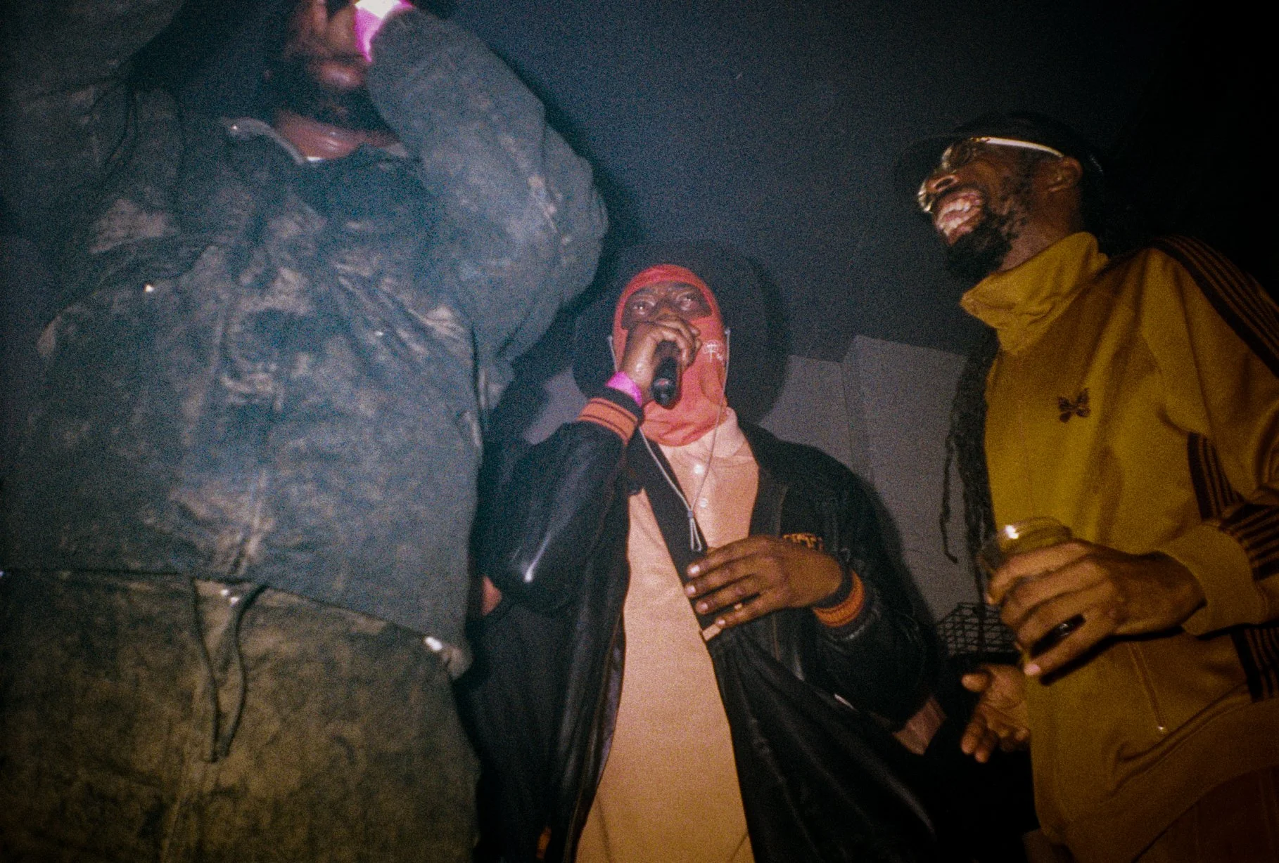 novelist, flirta D and jammer on stage performing at travspresents grime rave