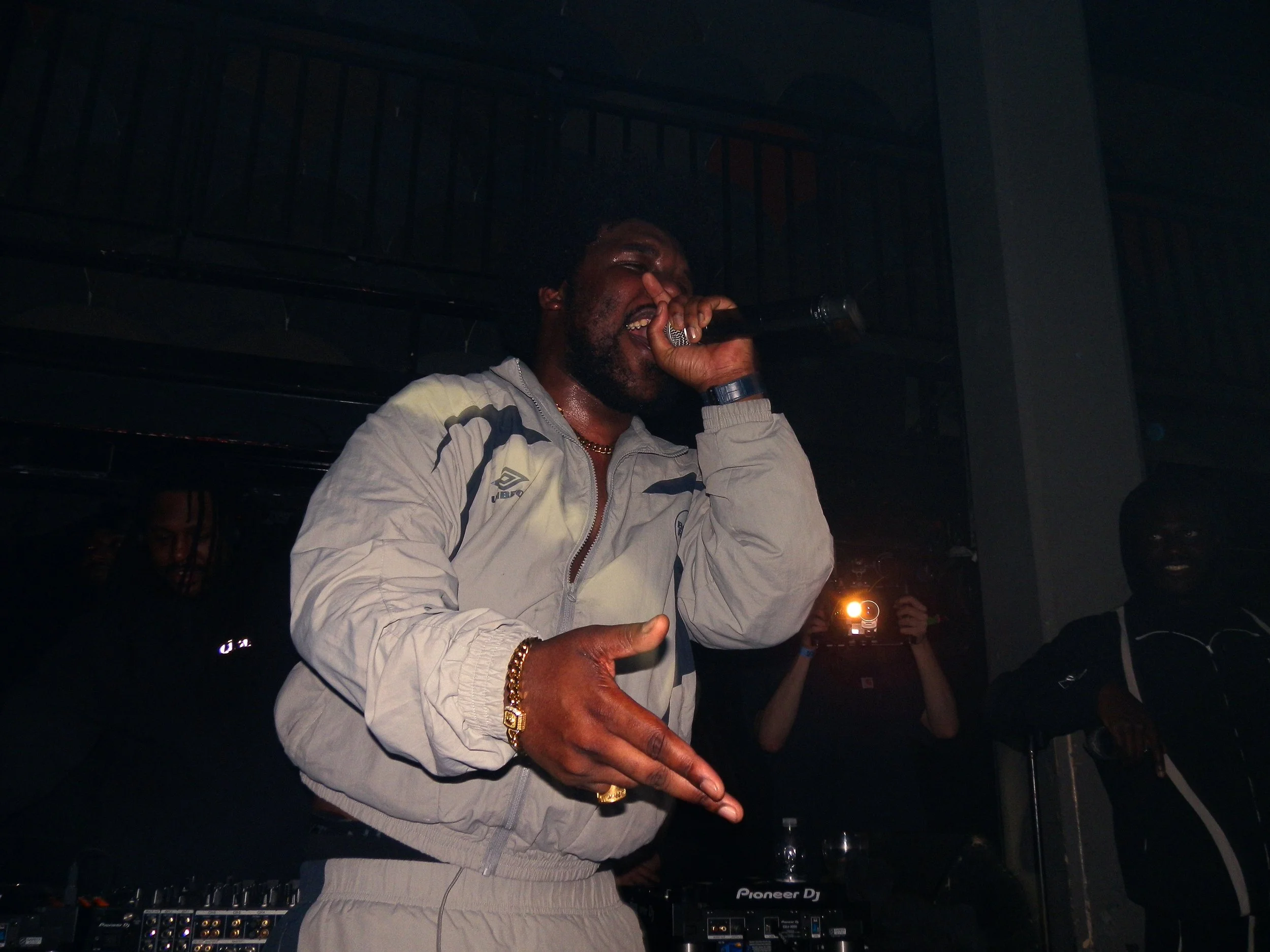grime musician novellist performing at Da Metal Messiahs grime night at jazz cafe four week take over residency 