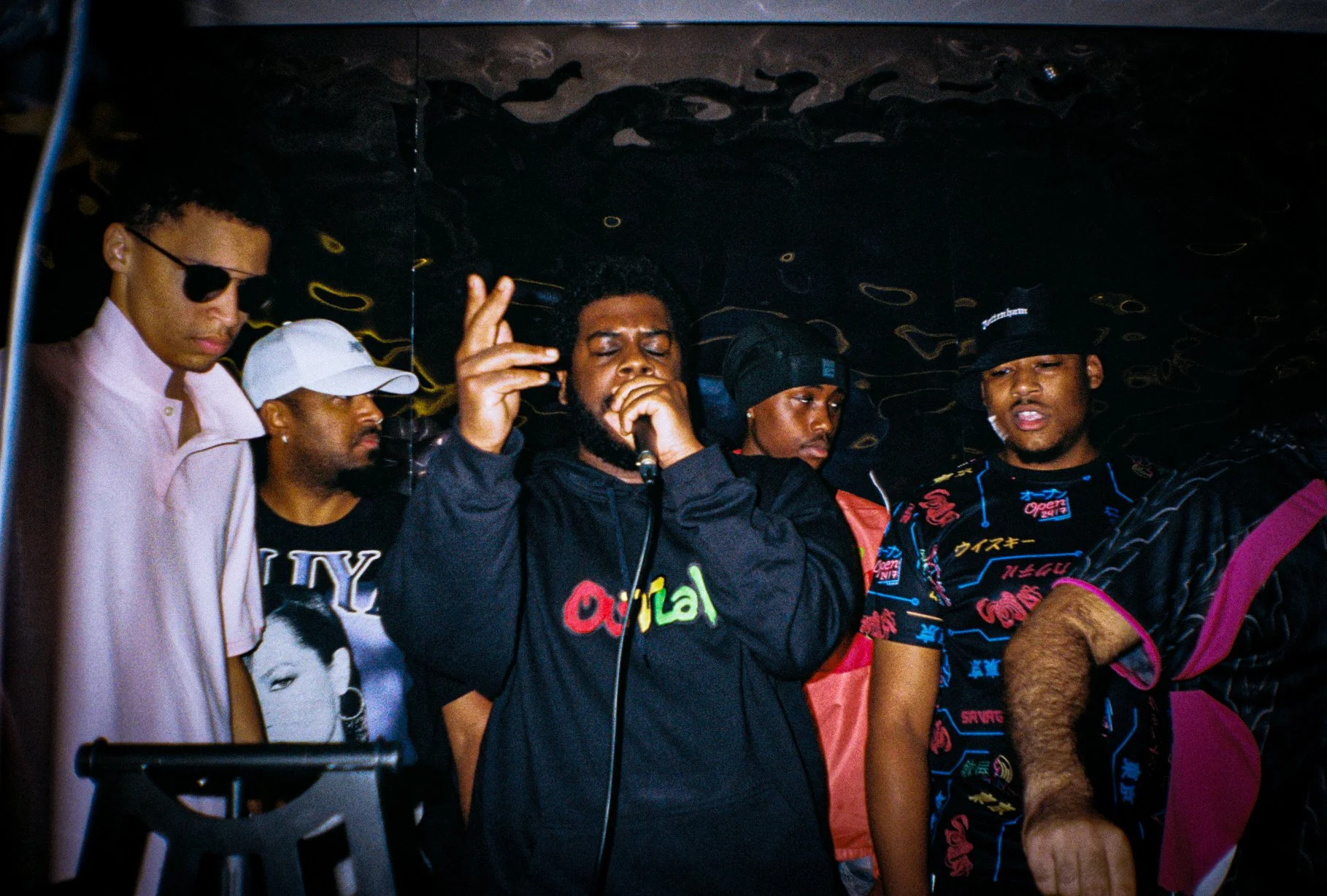 grime musicians performing at Shaping Grimes recorded set 