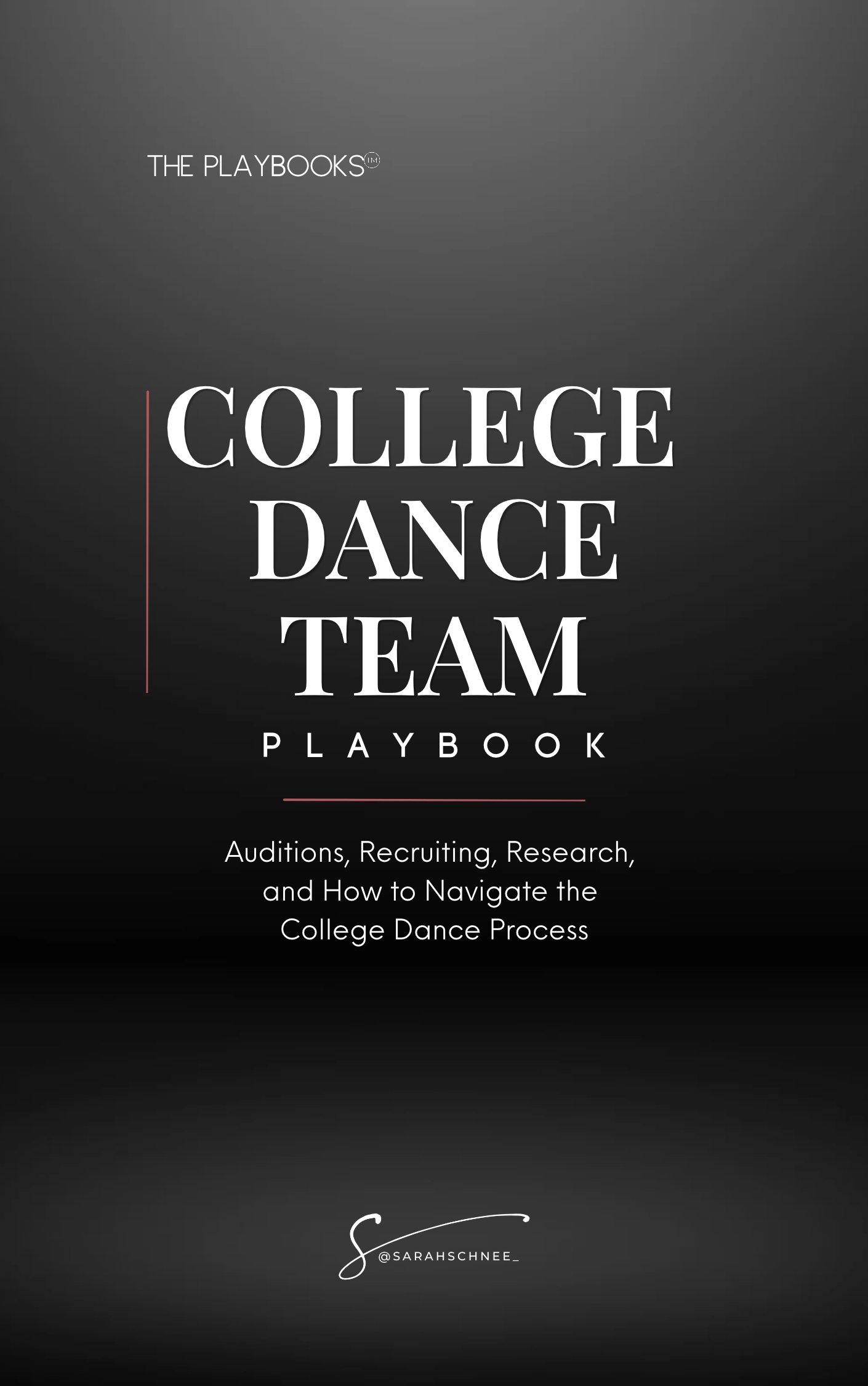 Cover of the College Dance Team Playbook
