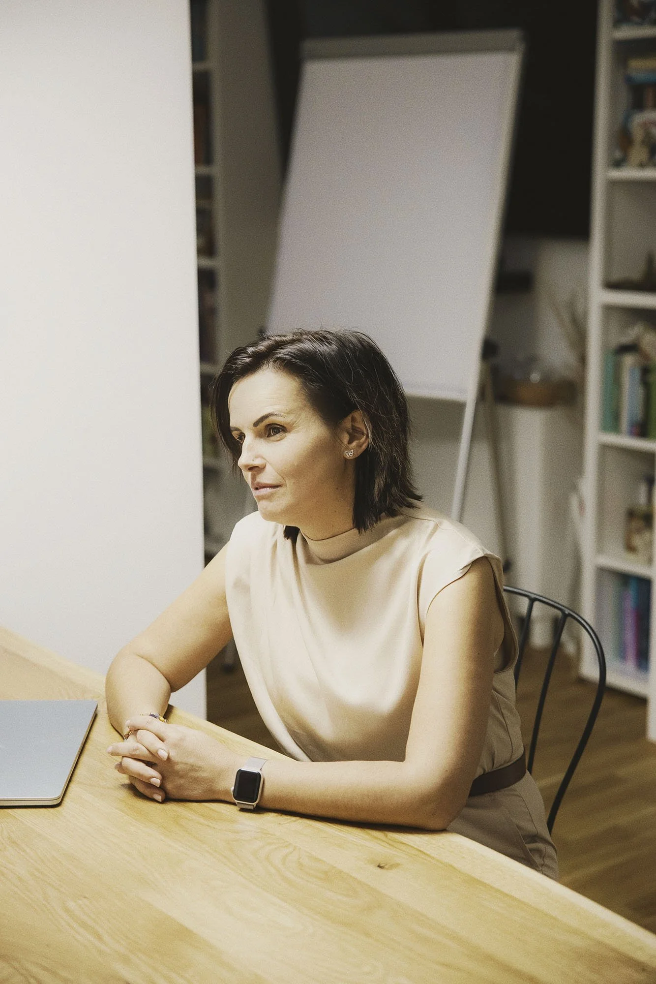 Roswitha Möstl, Lebens- und Sozialberaterin in Graz, in ihrem Arbeitsbereich für Coaching und persönliche Entwicklung