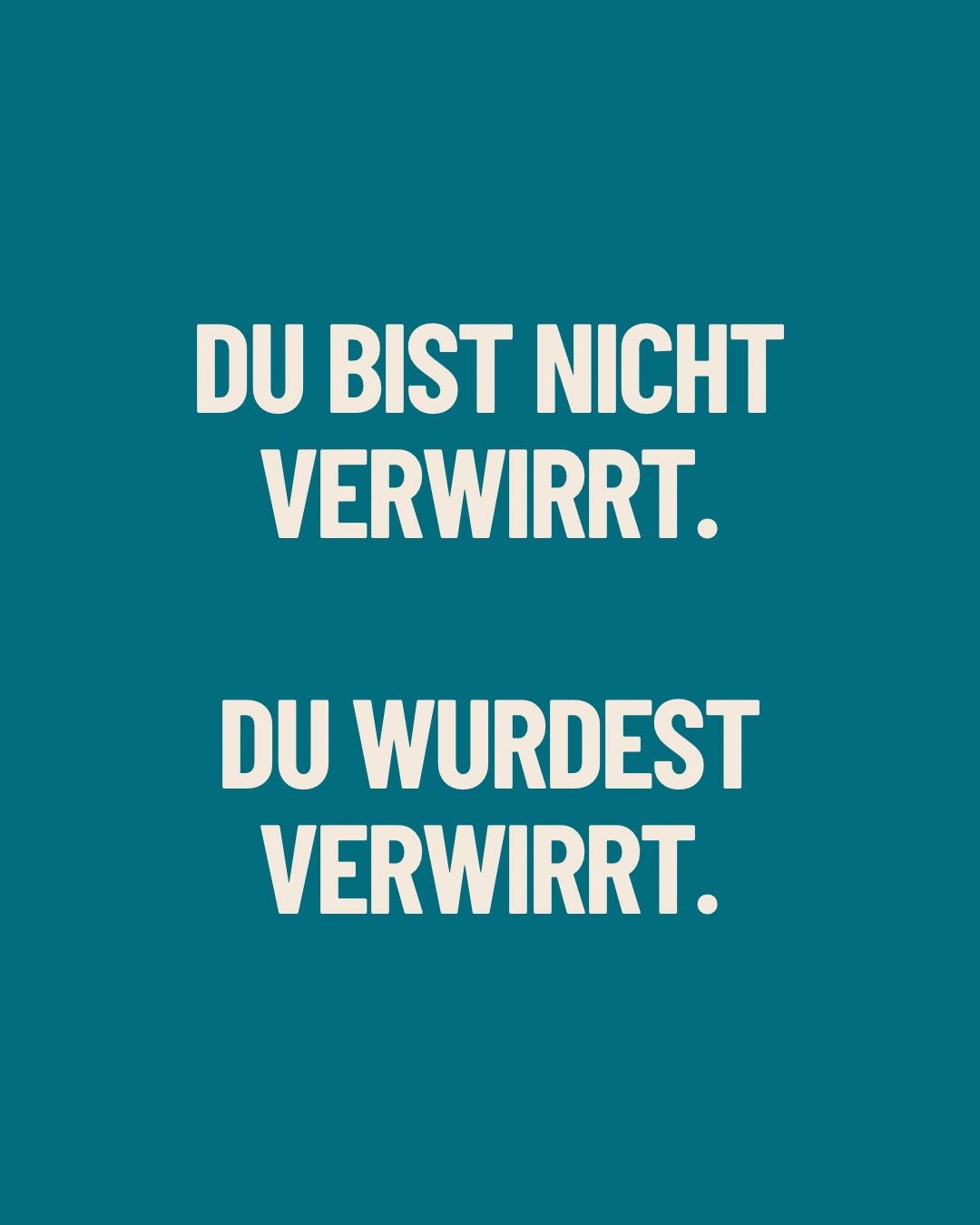 Du hast nicht pl&ouml;tzlich angefangen, 
an dir zu zweifeln.
Das kam nicht einfach so.

Es ist gewachsen.
Ganz leise.
&Uuml;ber viele kleine Momente hinweg. 🖤

Momente, in denen du gesp&uuml;rt hast:
Irgendetwas stimmt hier nicht.

Und trotzdem bis