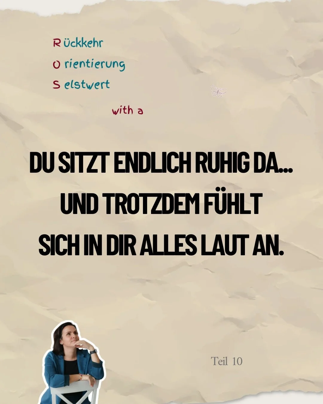 Unruhe f&uuml;hlt sich f&uuml;r viele Menschen an wie ein pers&ouml;nliches Versagen.

Als w&auml;ren sie &bdquo;zu sensibel&ldquo;.
Zu angespannt.
Zu kompliziert.

Aber wei&szlig;t du, 
was viele dabei vergessen?

Ein Mensch, 
der &uuml;ber lange Ze
