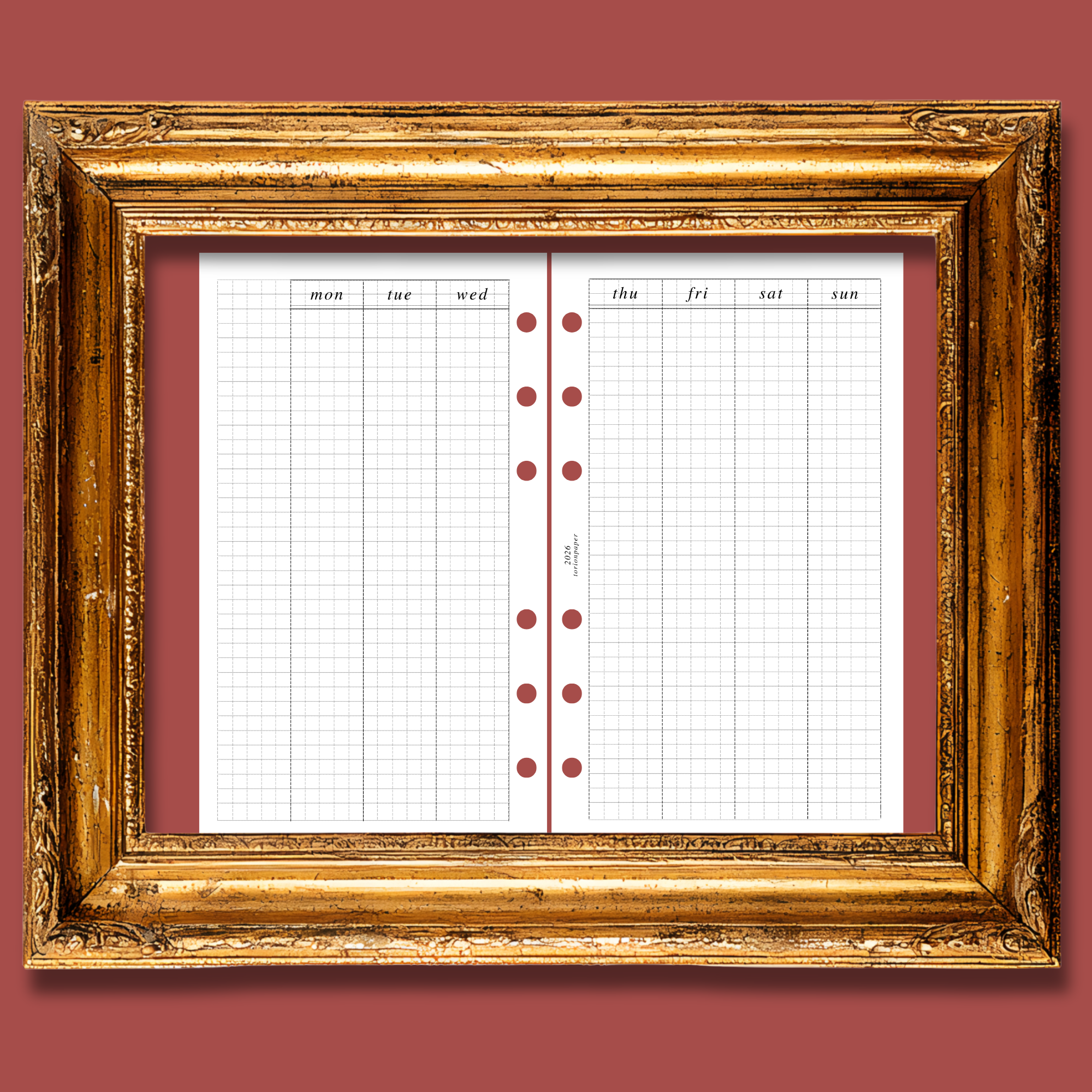 020 Undated Vertical Weekly - personal