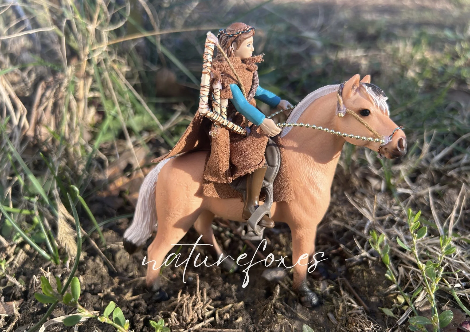 Warrior Princess Schleich Custom Set Tack Showcase Karana and Fijo