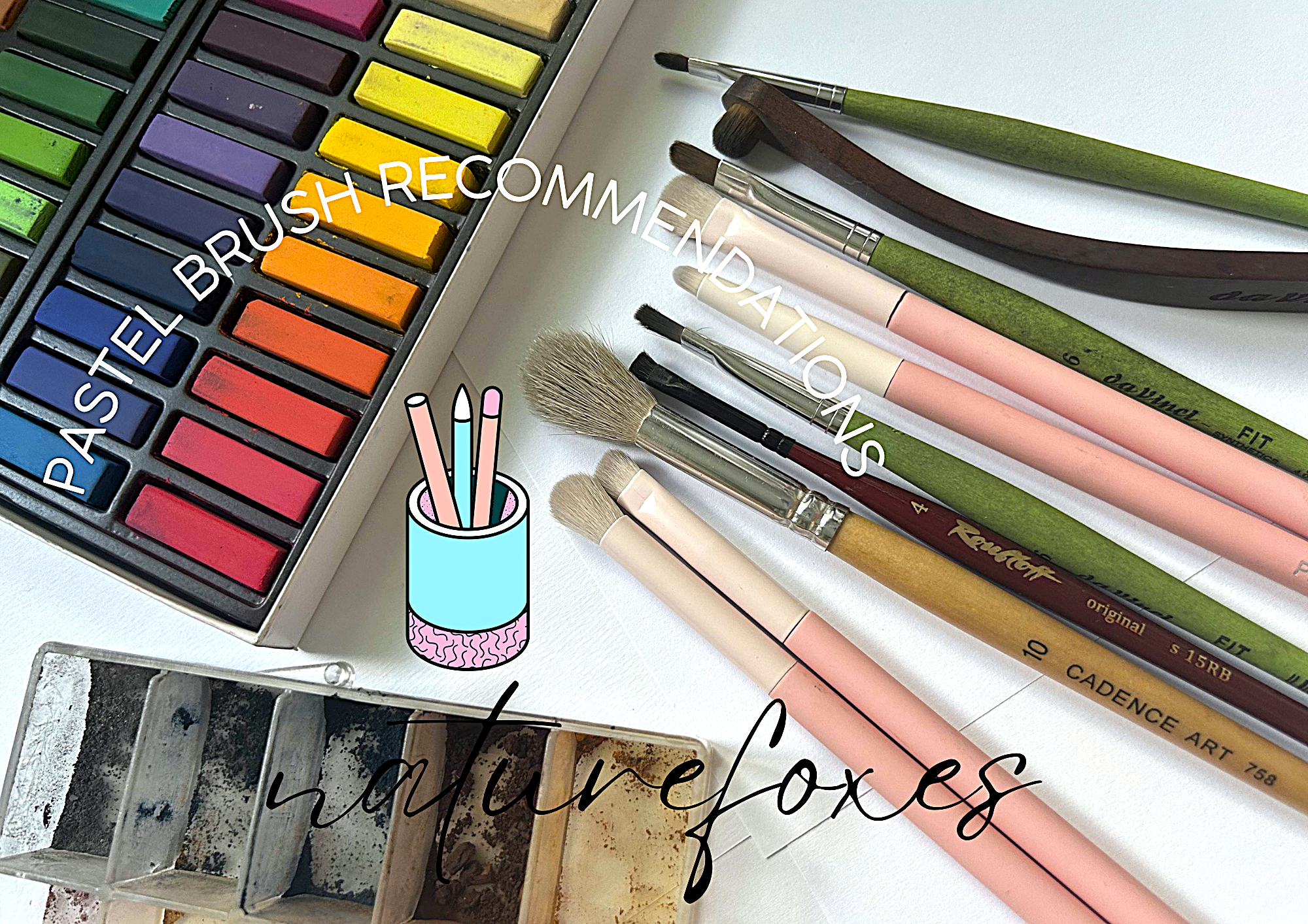 Best brushes for pastels! Model horse artist pastel brush recommendations