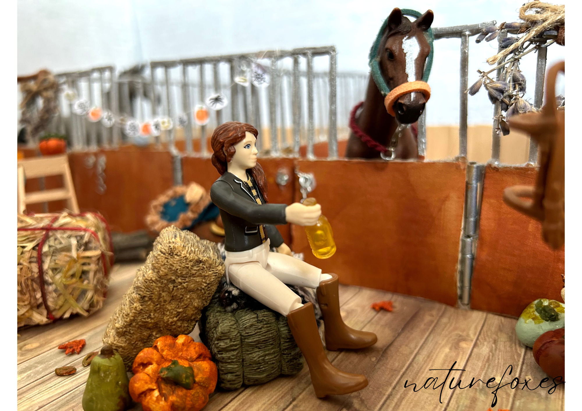 Model Horse Cozy Fall/Autumn Crafts! Accessories and Decor! Schleich Horse Crafts