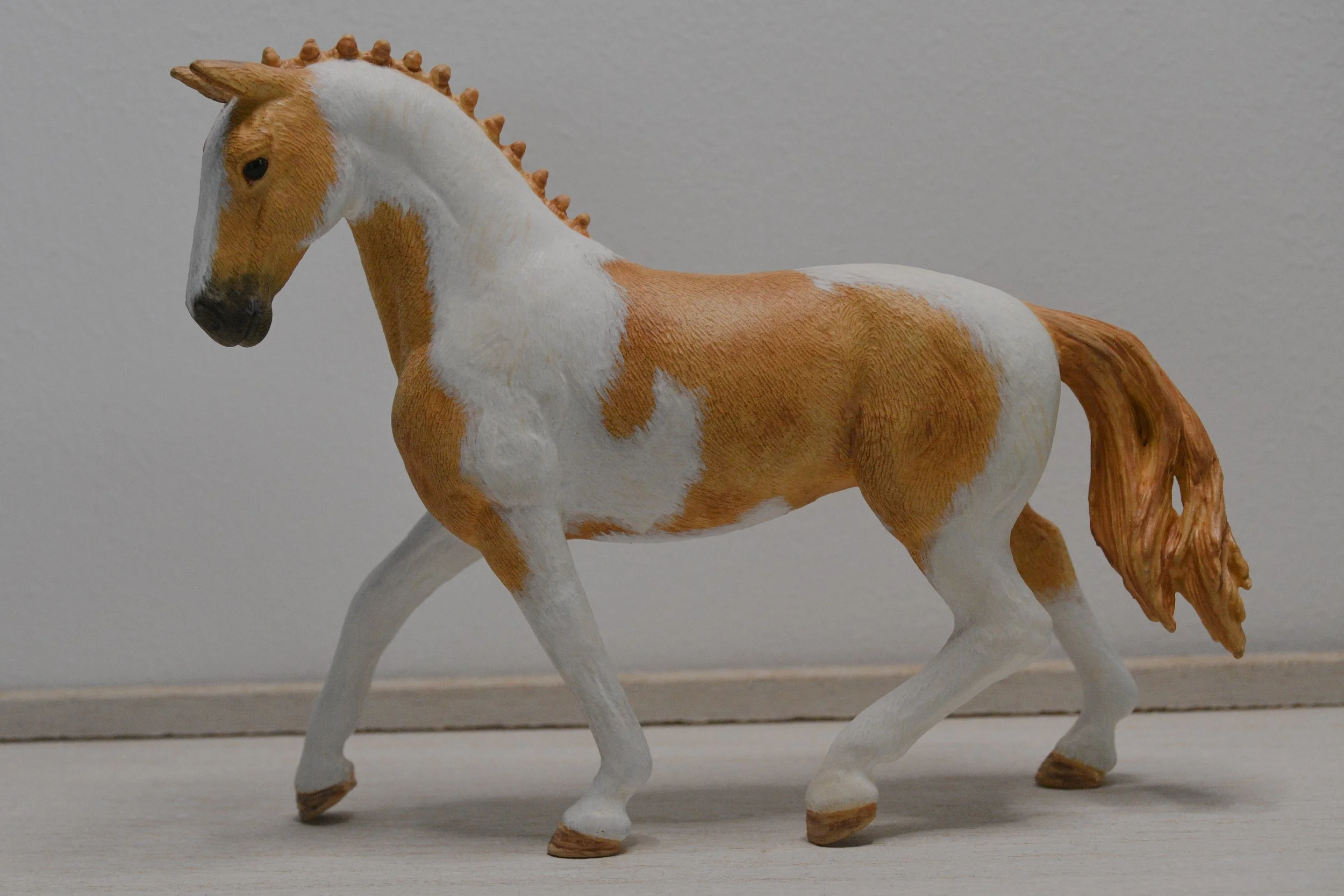 Custom Schleich Model Horse Palomino Pinto OOAK - Yoda