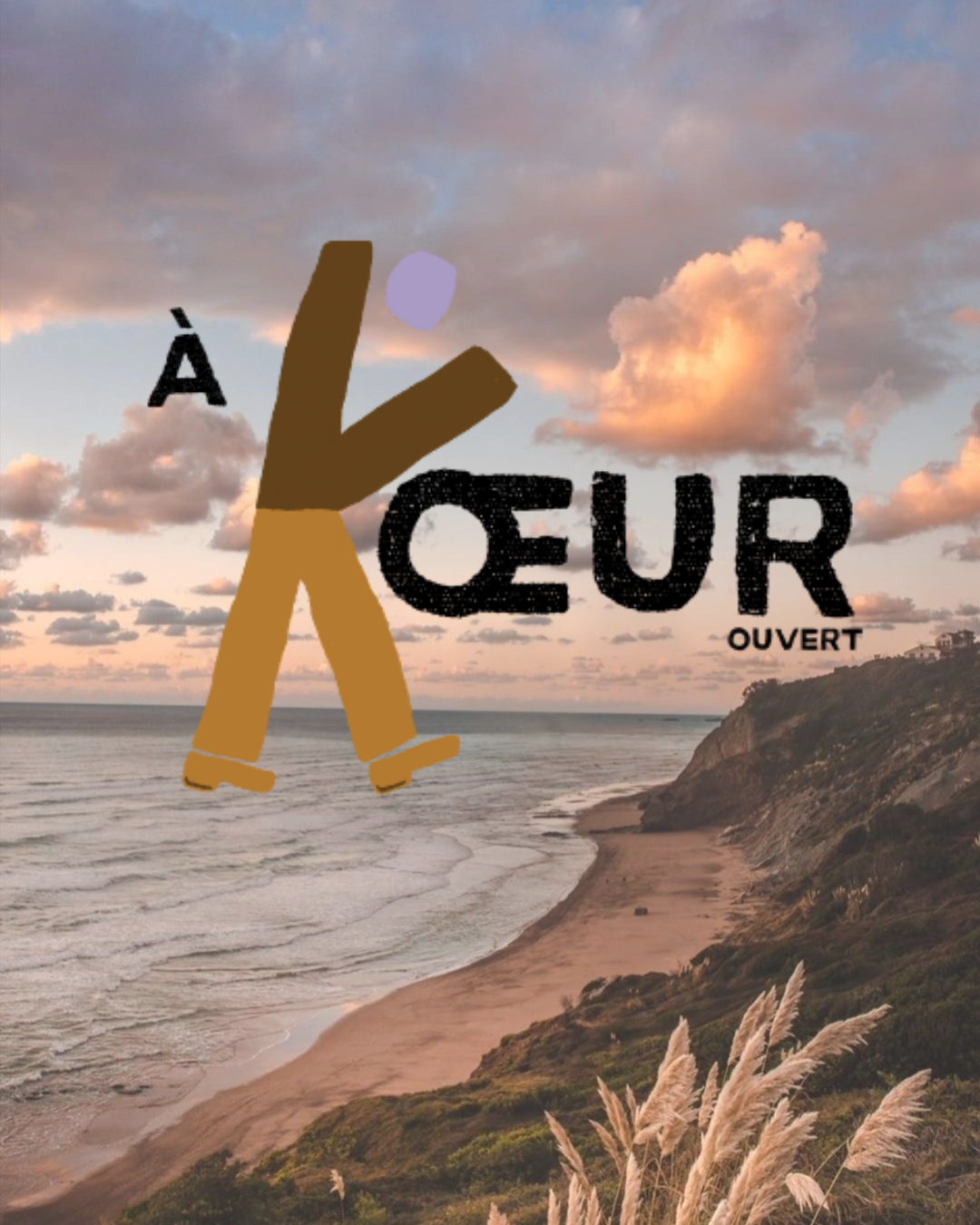 logo À Kœur Ouvert sur littoral côte basque