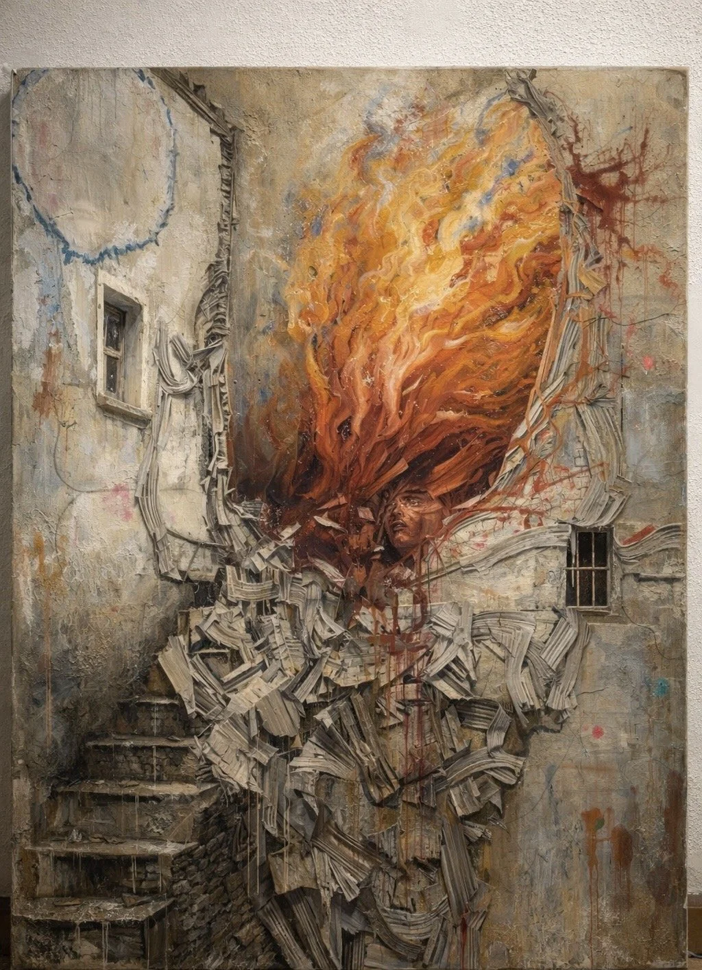 Fire, Concrete, and Emotion: Painting Athena