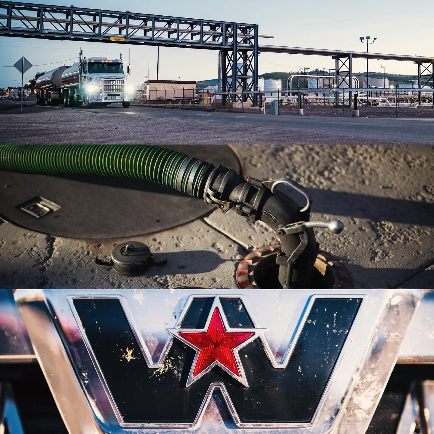 Fresh work with the team at @westernstartruck&hellip;working trucks and their operators shot as is during a typical work day hauling bulk to gas stations. This project started at 130AM and went till mid morning. Worth every second. More to come from 