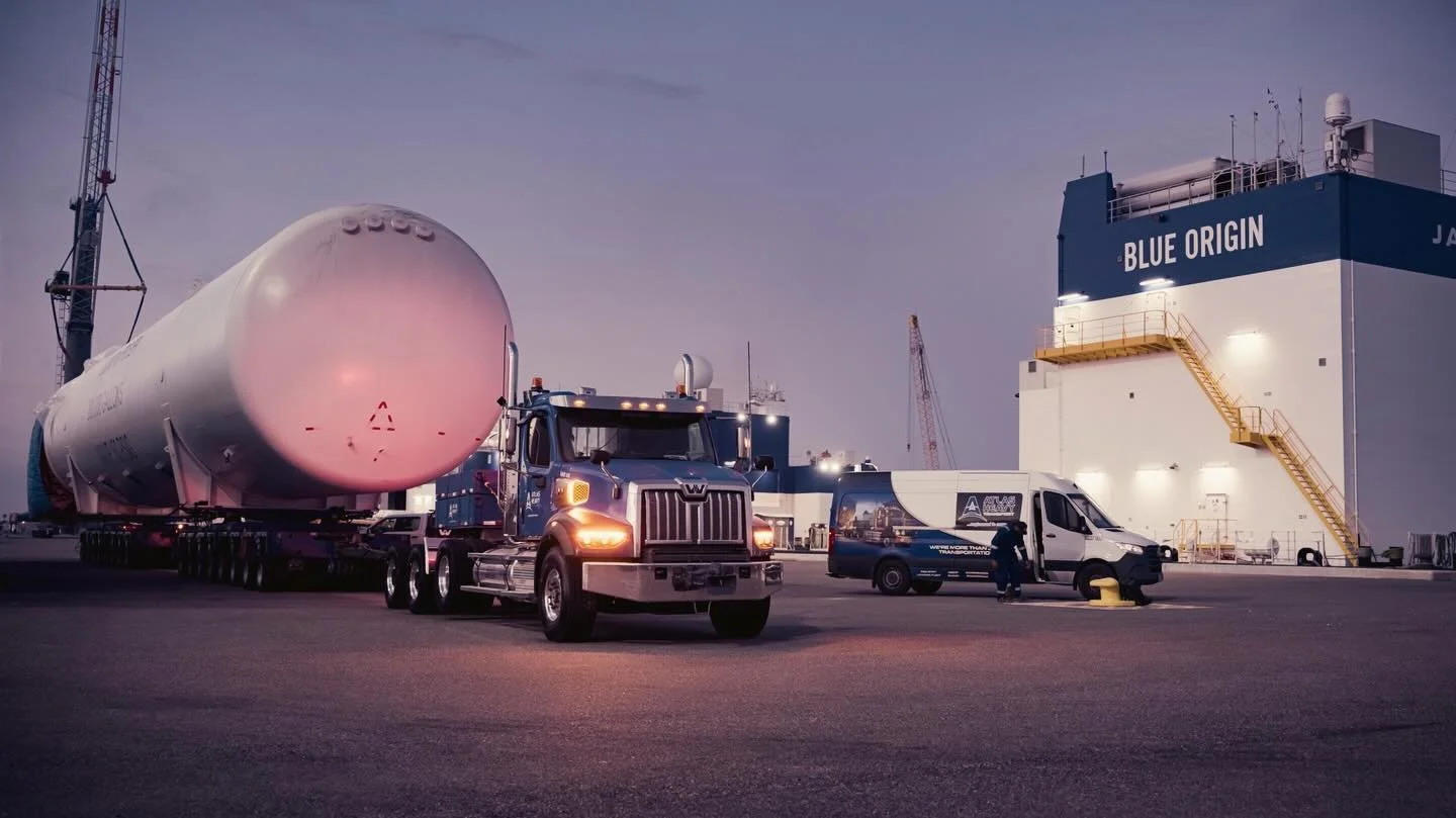 Early morning on the Florida coast working with the great team at @atlasheavytransport as they completed the last legs of a highly complex transport for tanks weighing just under 400,000 pounds each. Slow and steady wins the race on projects like the