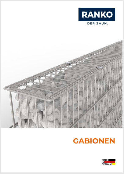 Gabionenzaun als Sichtschutz - stabile und moderne Zaunanlage.