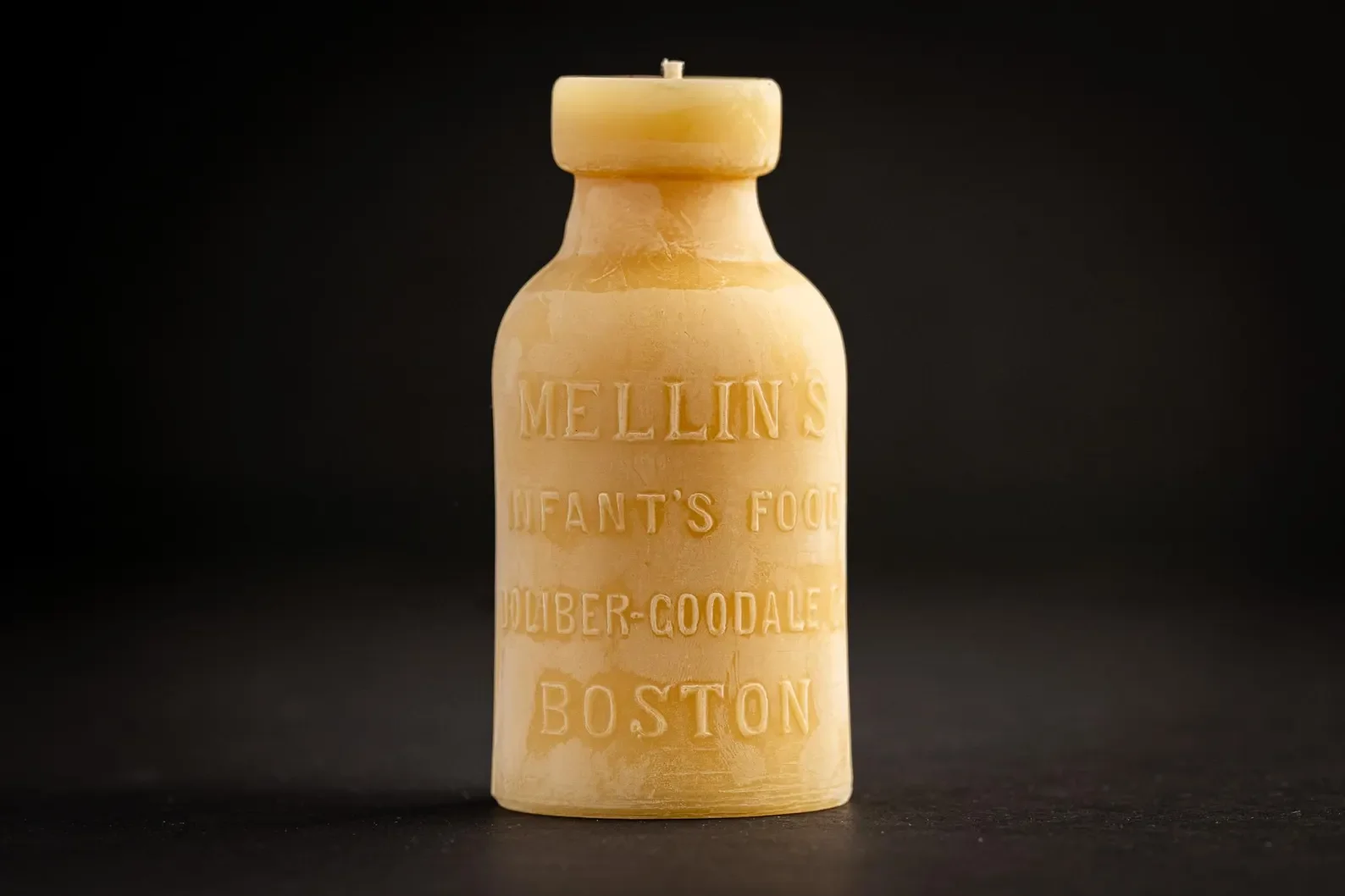 Infant Food Bottle Beeswax Candle - Medium