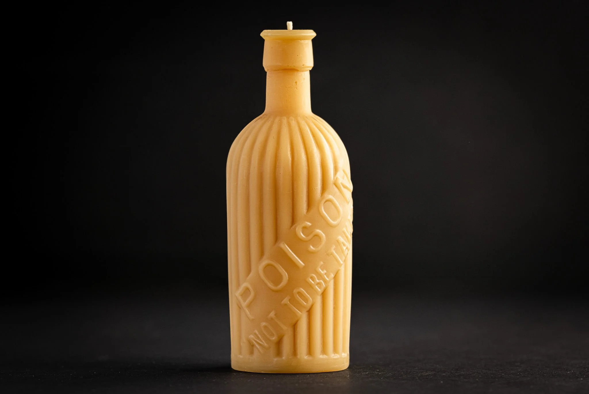 Poison Bottle Beeswax Candle - Large