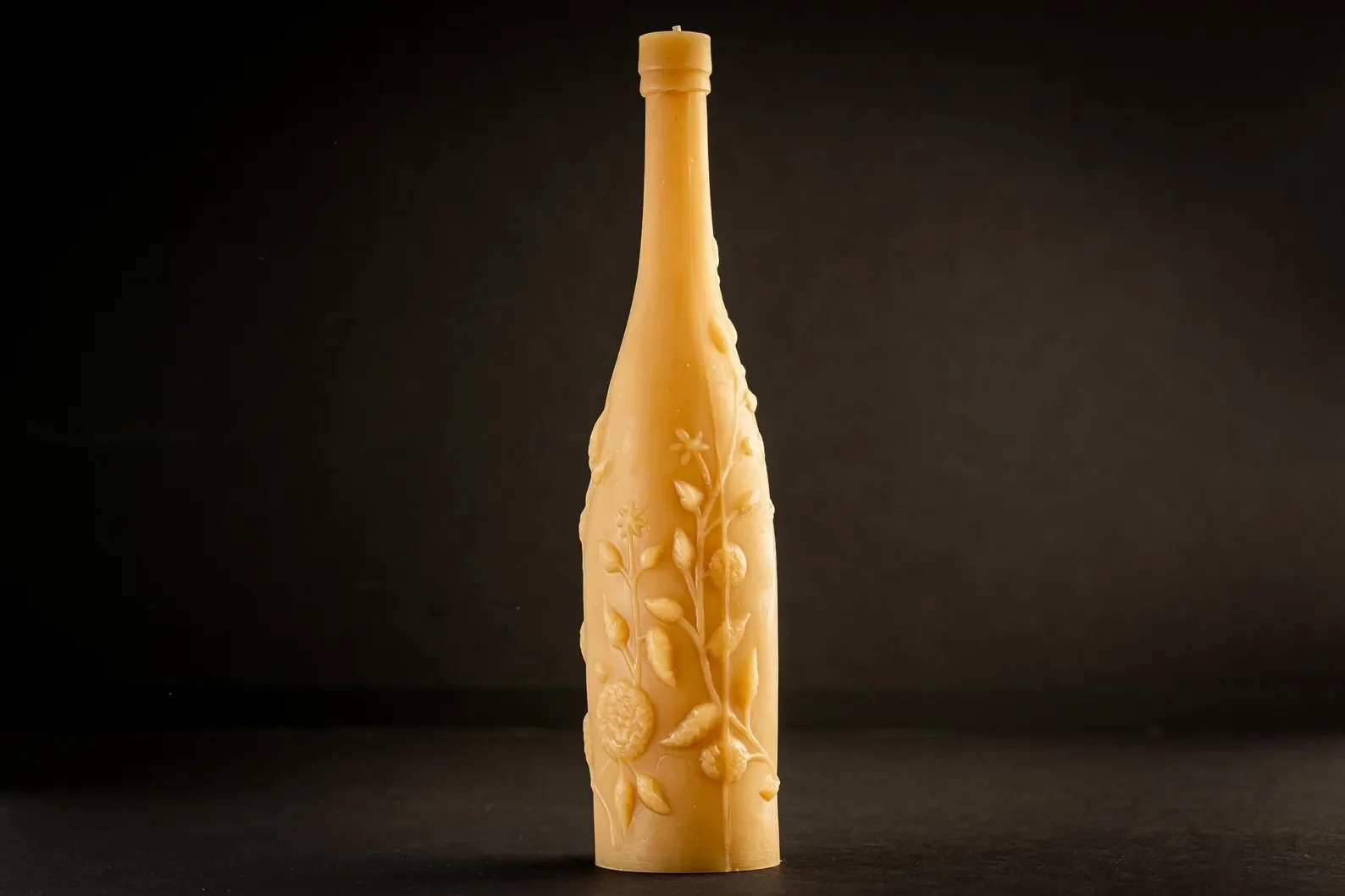Lime Juice Bottle Beeswax Candle - Extra Large