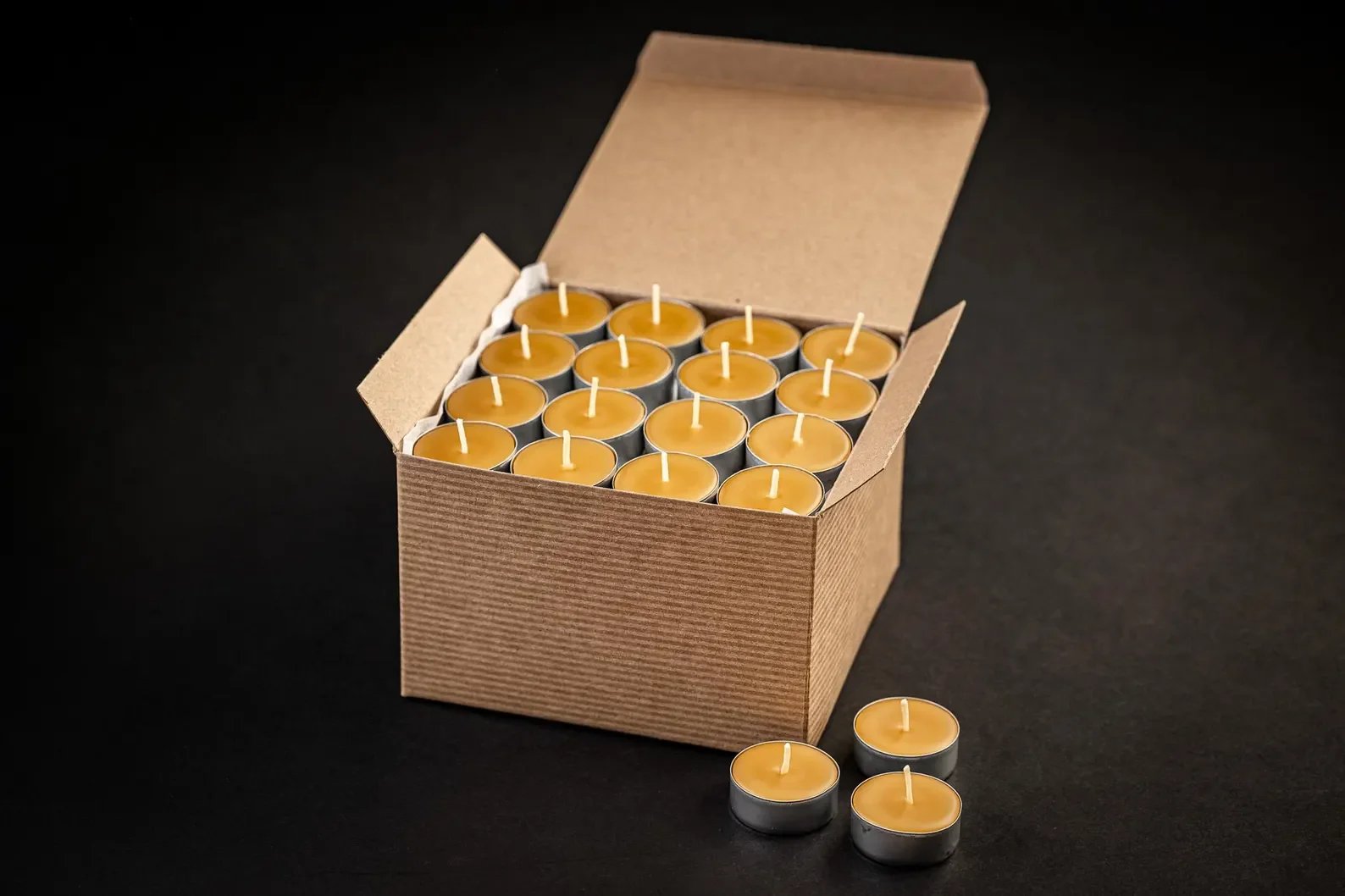 Hand Poured Tea Light - Bulk - 200, 300, 400, 500