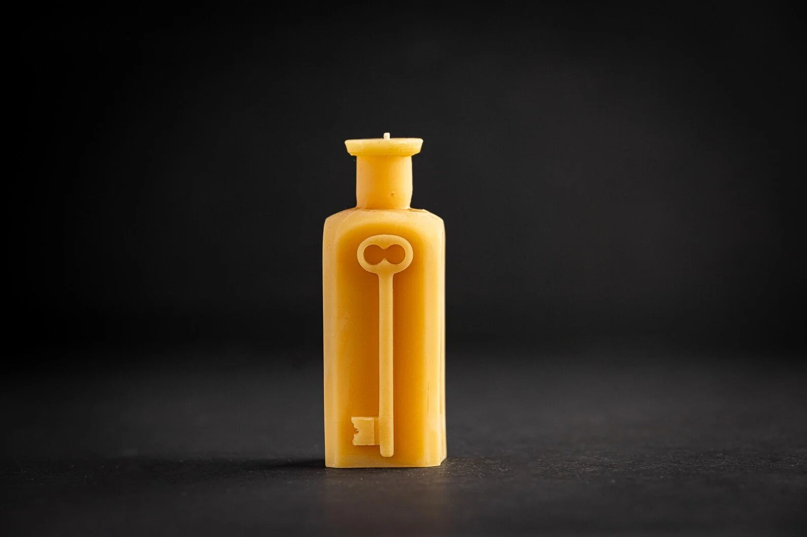 Key Bottle Beeswax Candle- Small