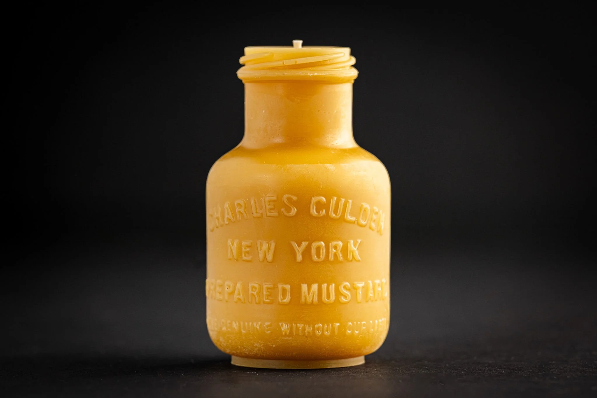 New York Mustard Beeswax Candle - Medium