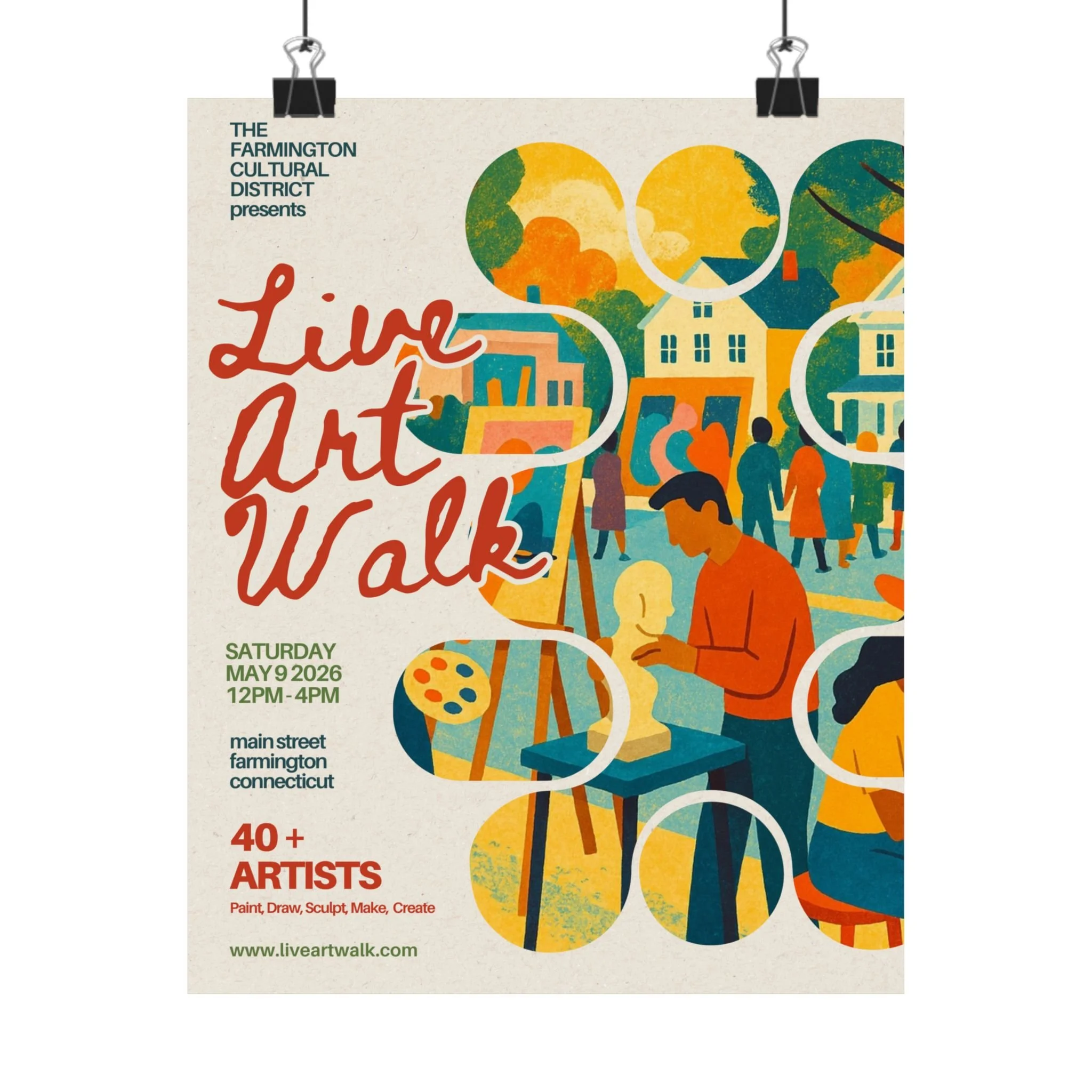Large Live Art Walk Unframed Poster