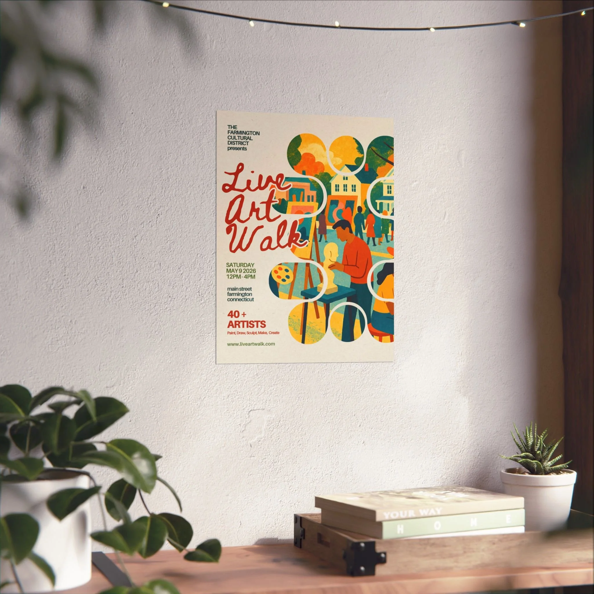 Large Live Art Walk Unframed Poster