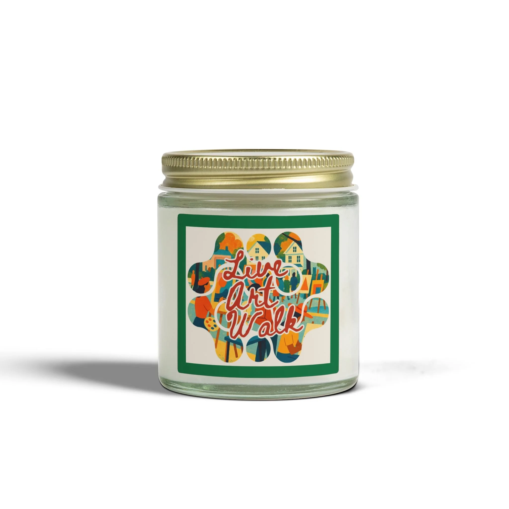 Live Art Walk Soy Blend Jar Scented Candle (4oz/9oz)