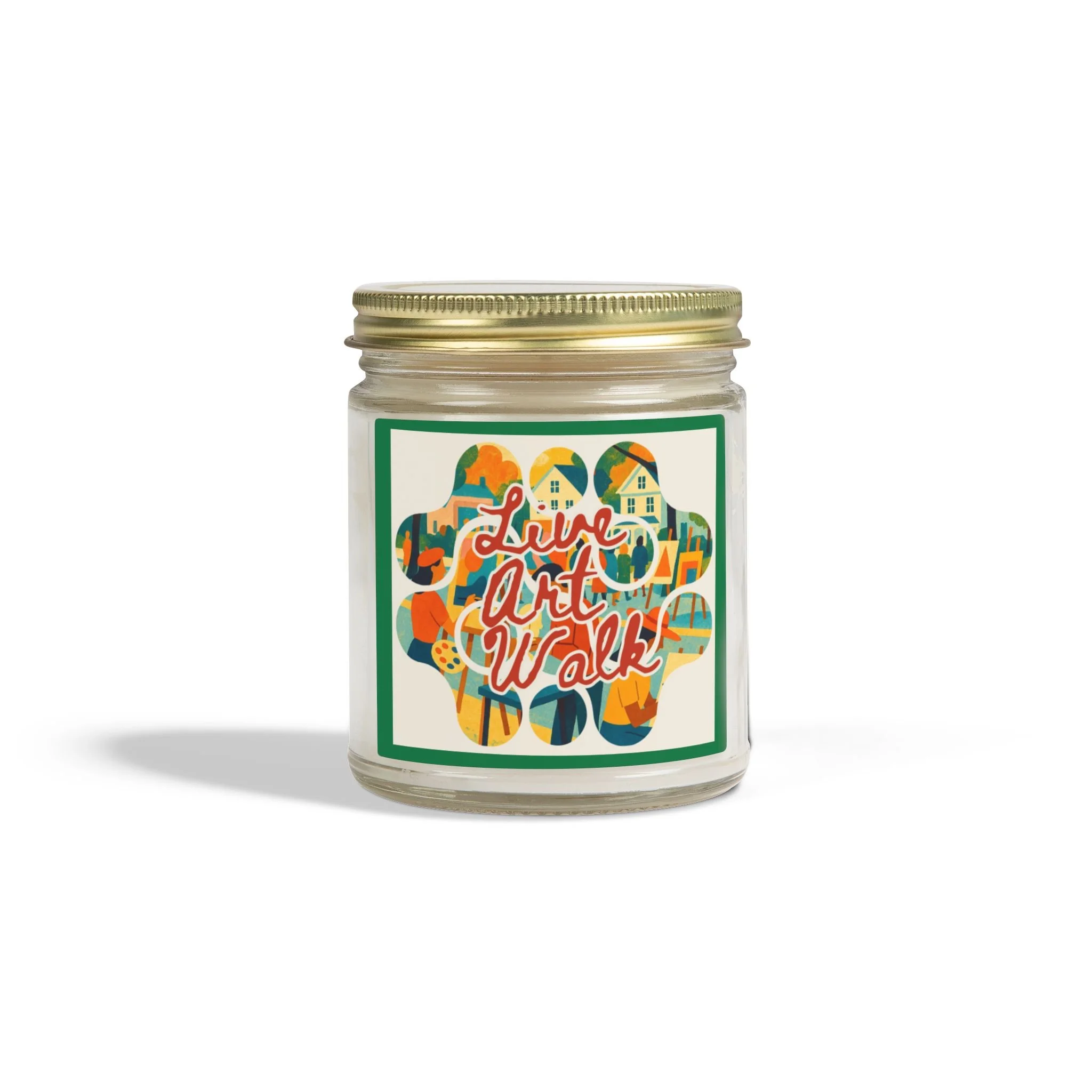 Live Art Walk Soy Blend Jar Scented Candle (4oz/9oz)