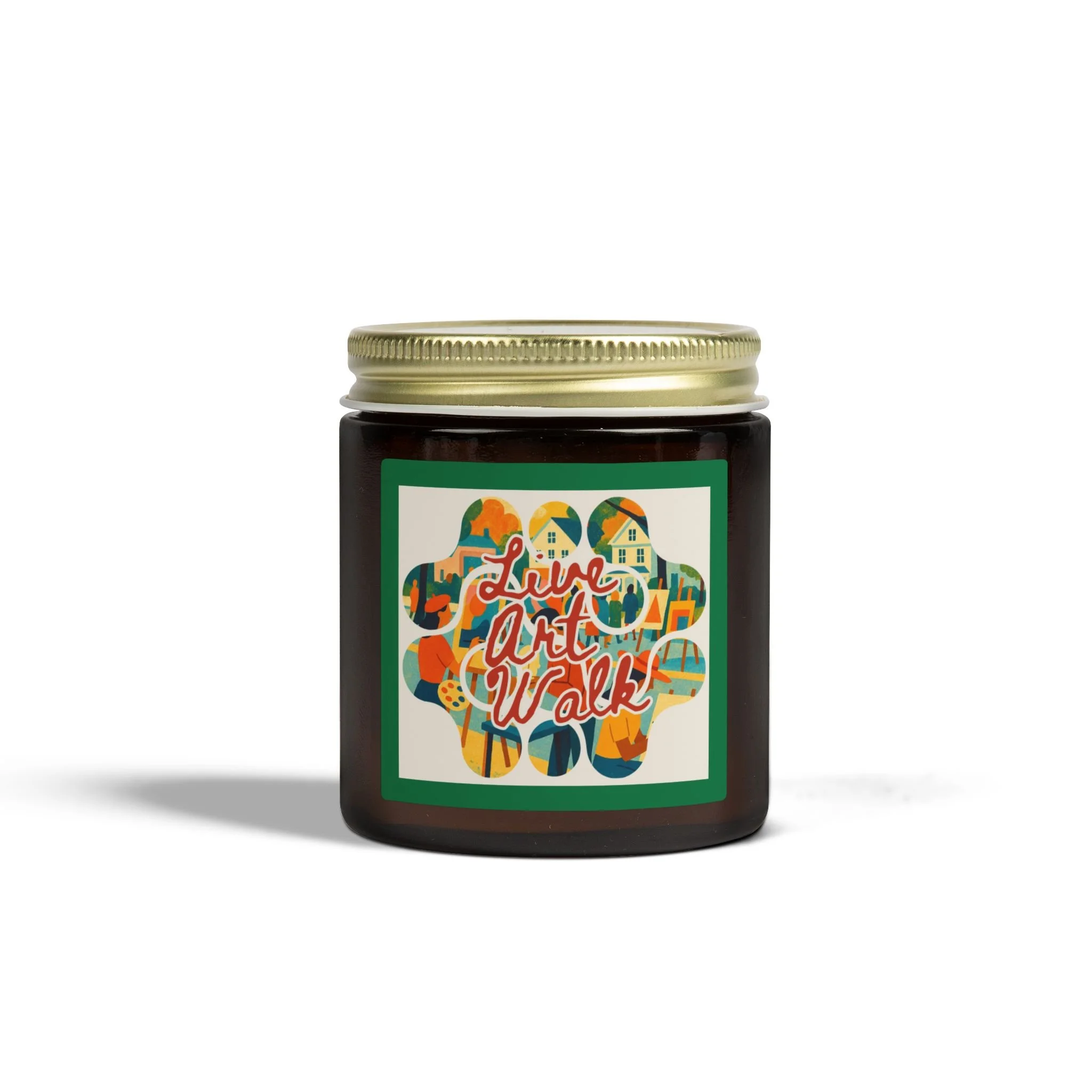 Live Art Walk Soy Blend Jar Scented Candle (4oz/9oz)