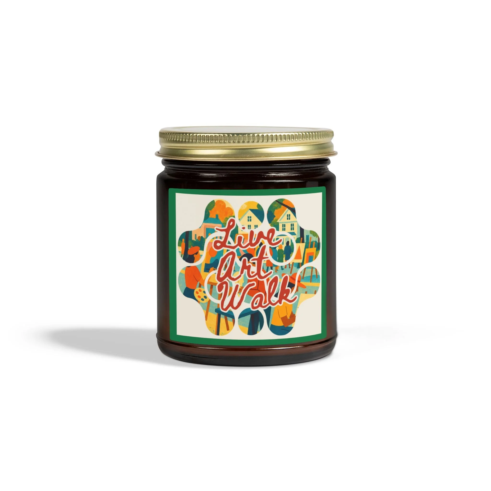 Live Art Walk Soy Blend Jar Scented Candle (4oz/9oz)