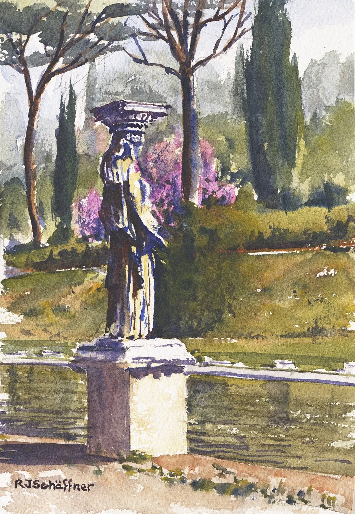 Hadrian's Villa Statue