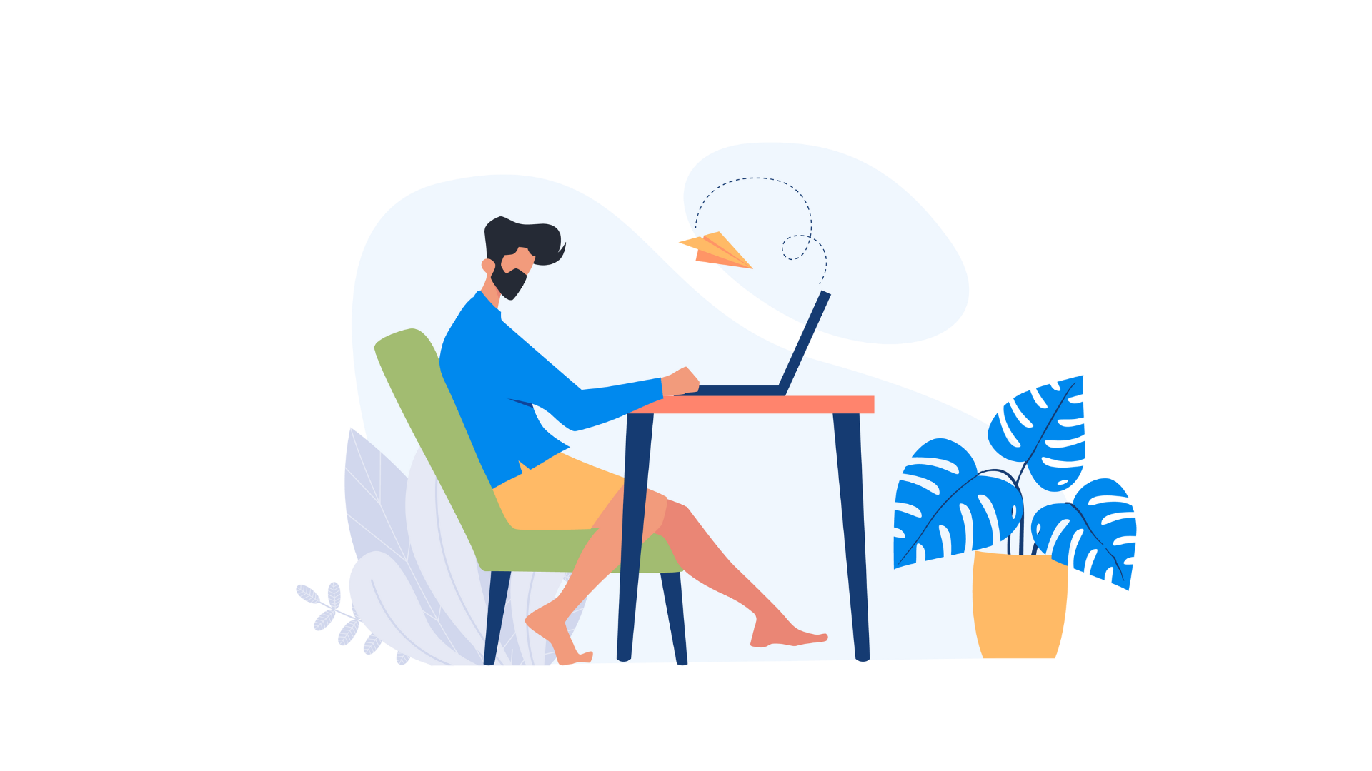 Remote Worker In Cybersecurity.