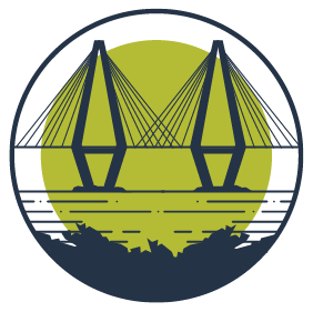 Bridge and marsh icon