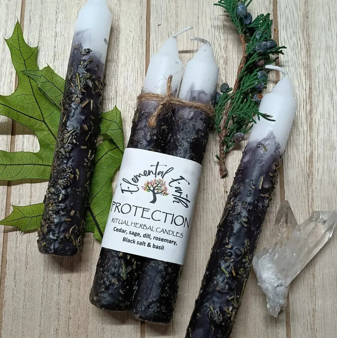 Protection Herbal Intention Candles