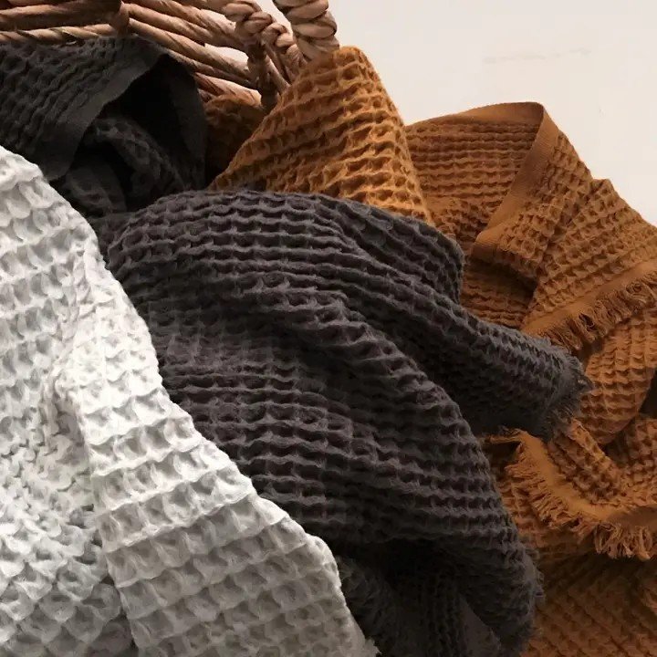 Turkish Cotton Waffle Throw Blankets.jpg