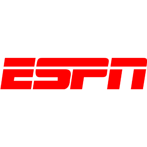 ESPN logo in red text on a white background.